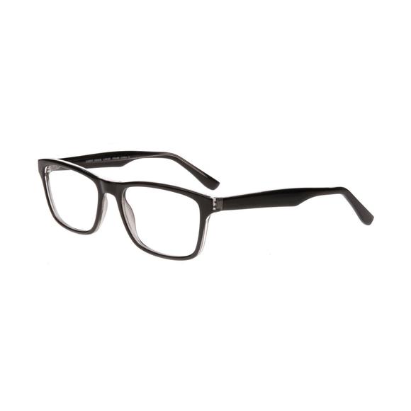 NEW CANNY VISION Black on Crystal LUCAS Eyeglasses 54mm with Case - Picture 1 of 2